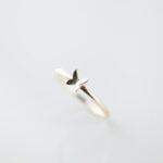 ANILLO ROSSIO ORO 10K MARIPOSA MINI LISA