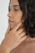 ANILLO ROSSIO ORO 10K MARIPOSA MINI LISA - Imagen 2