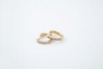 ARRACADAS ORO 14K DIAMANTES .07CT