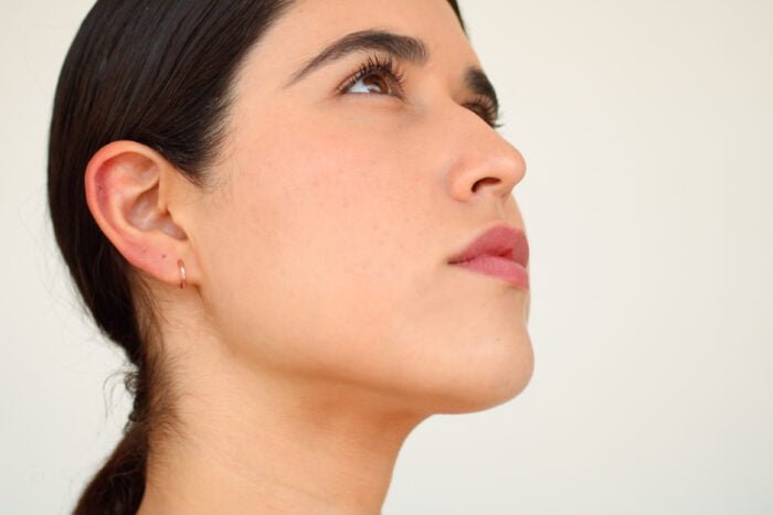 ARRACADAS 10MM LISAS PLATA BAÑO ORO ROSA - Imagen 3