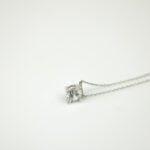 GARGANTILLA ZIRCONIA 7MM UÑAS PLATA BAÑO RODIO