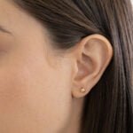 BROQUEL ARIA ORO 14K BOLA 4MM