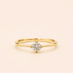 ANILLO MOISSANITA 30PTS ORO AMARILLO 10K